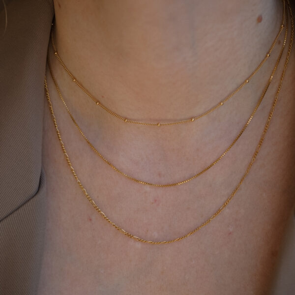 Bolletjes ketting goud